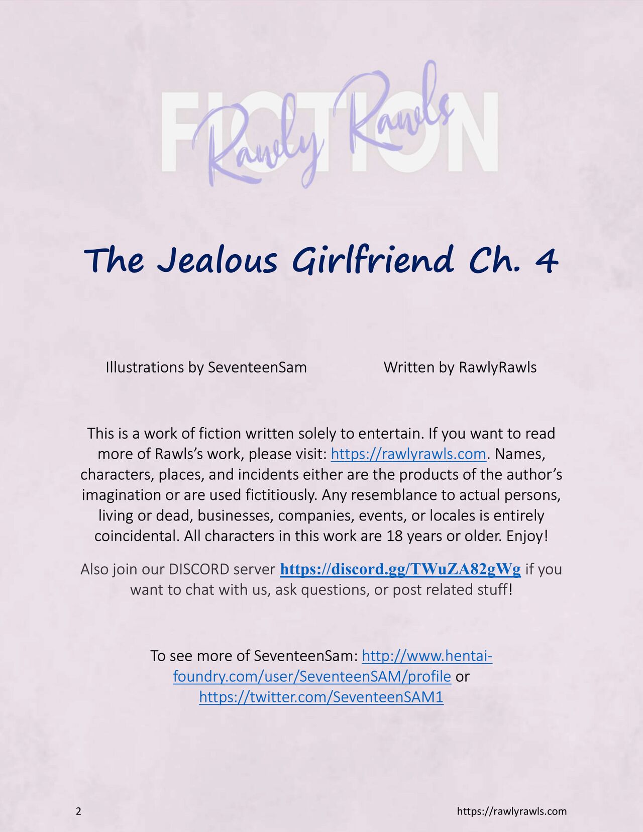 The Jealous Girlfriend Chapter 4: Rawly Rawls Fiction page 2 full