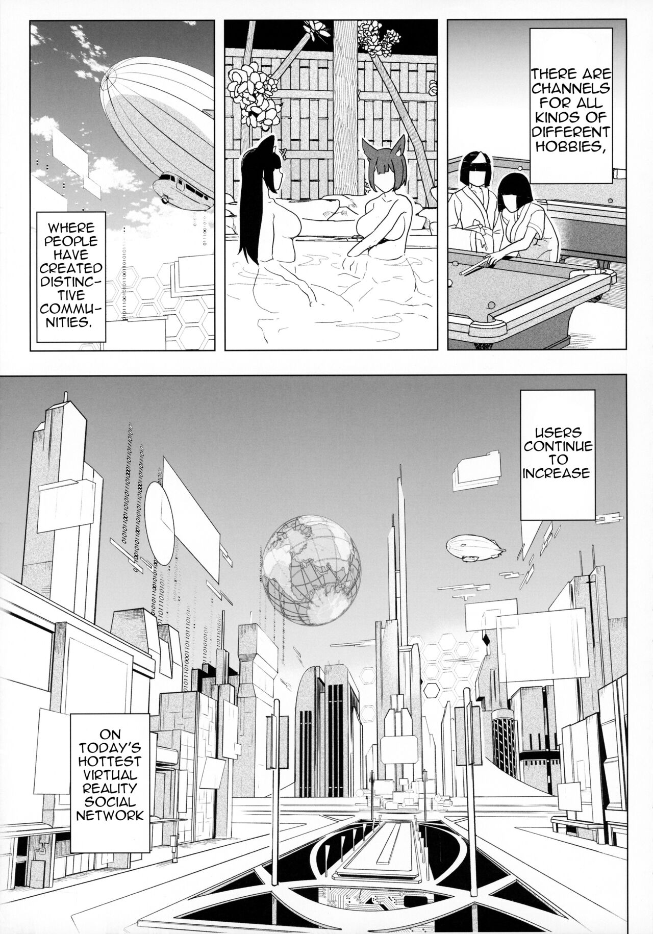 Denno Kanki - Kasou Kuukan de Ochiru Shoujo |  Cyberbrain Sex Princess - A Girl Who Gets Fucked in Virtual Reality page 4 full
