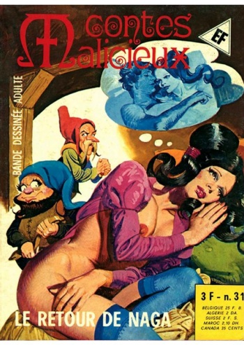 Contes Malicieux 31 - Le retour de Naga cover