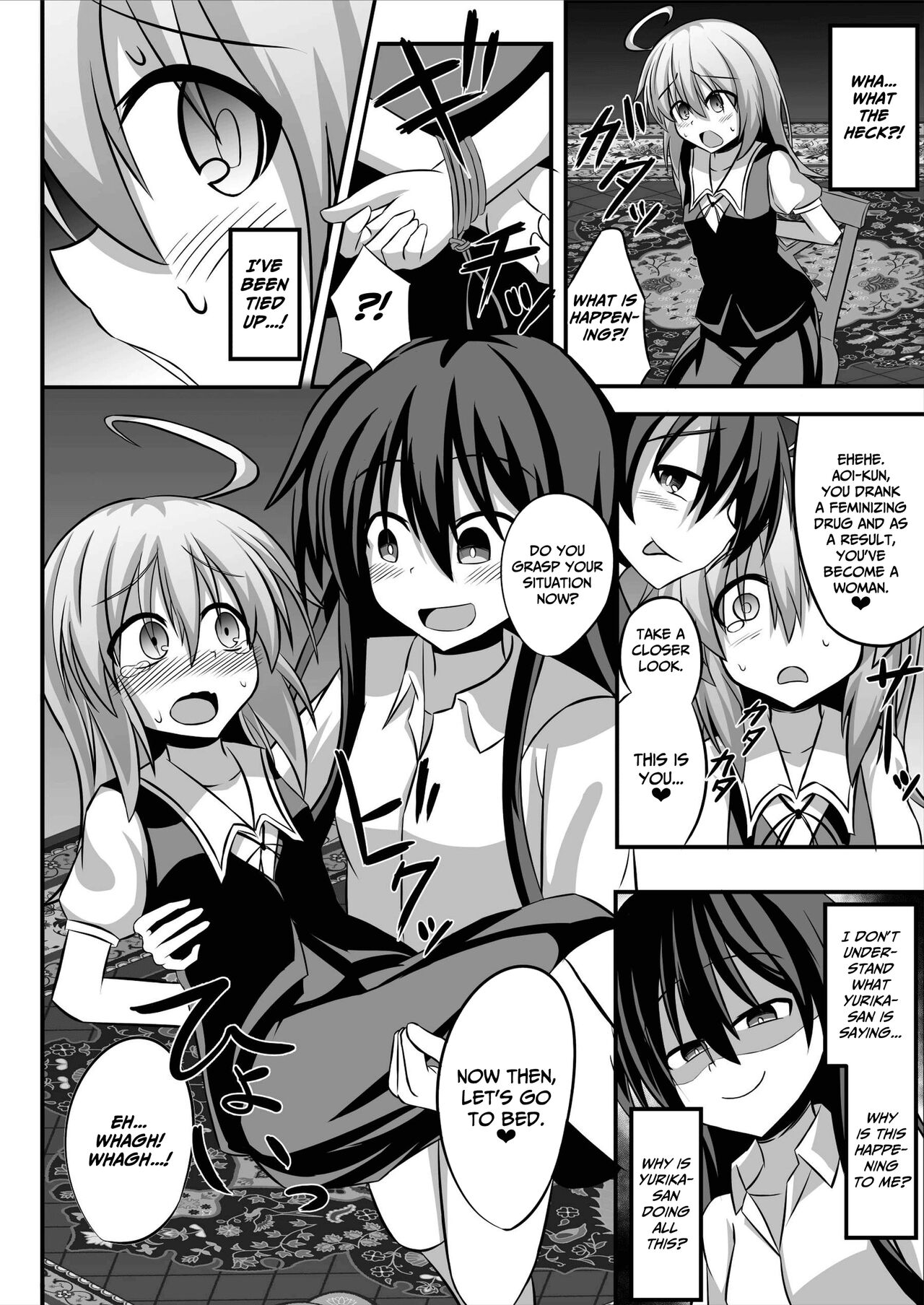 TS Mesu Ochi ~Onnanoko ni Sarete Love Love Yuri Sex~ | Genderbent Descent Into Sluthood ~Turning Into A Girl From Lovey-Dovey Lesbian Sex~ page 5 full