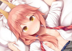 学生服玉藻とえっちな事するイラスト