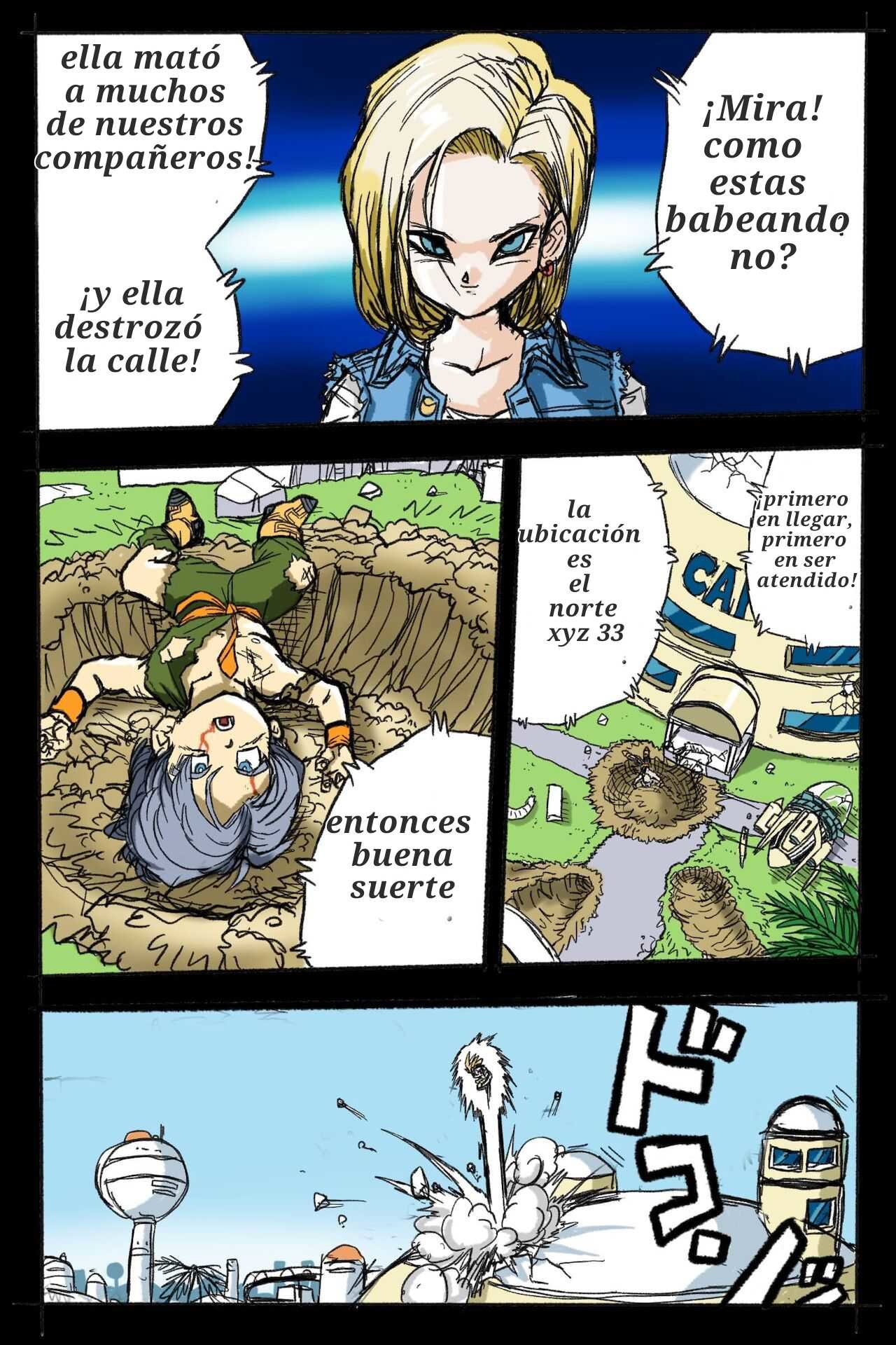Ryona Budokai 3 - Android 18 vs Trunks page 5 full