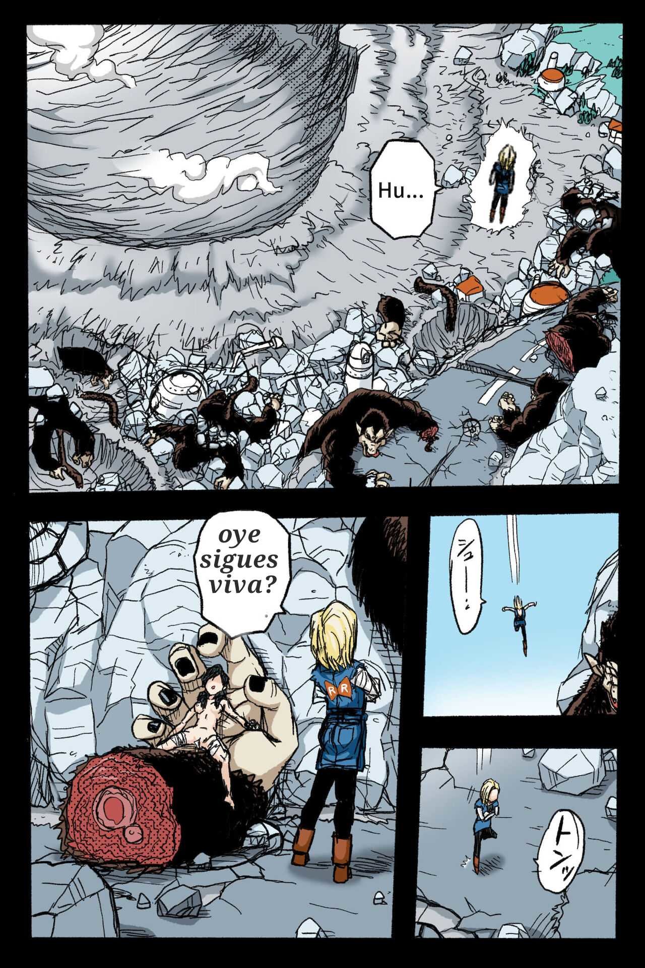 Ryona Budokai 3 - Android 18 vs Trunks page 9 full