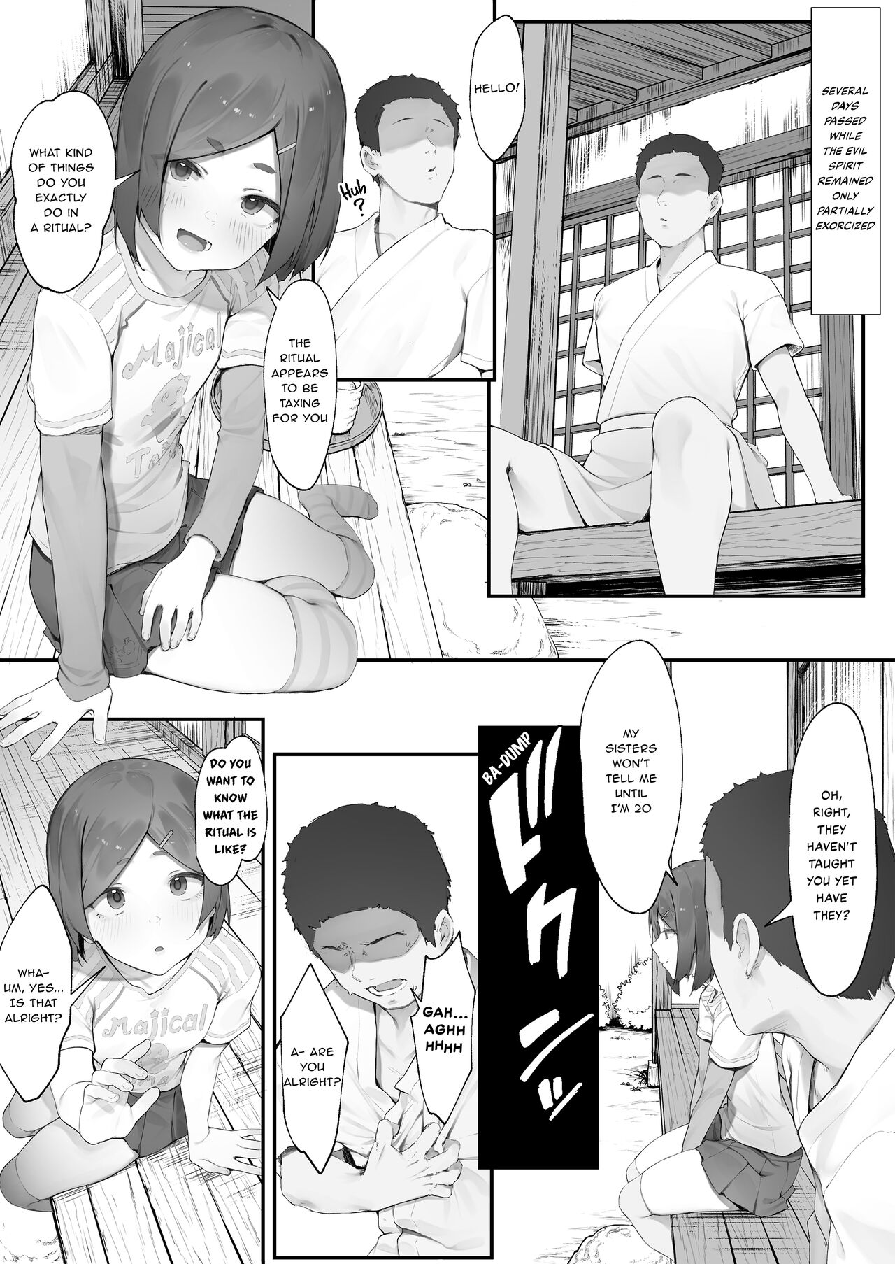 Shinrei Spot ni Ittara Yabbai no ga Tsuita node Nekosogi Suidashite Morau Zoku  | Uprooting evil spirits at a shrine / Part3 page 6 full