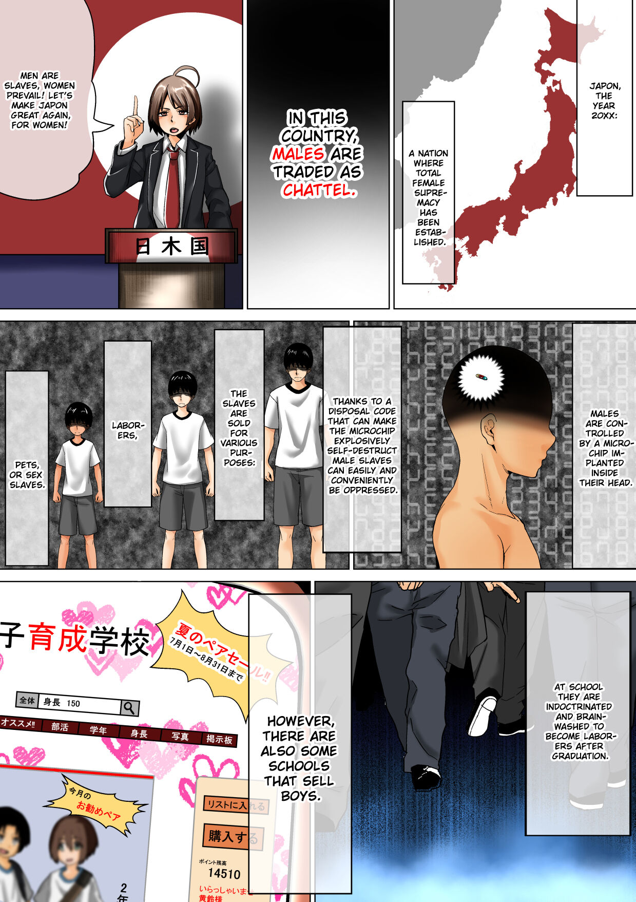 Joshikousei ga Danshi o Seidorei to shite Kau | Schoolgirls Buy Boys As Sex Slaves page 2 full