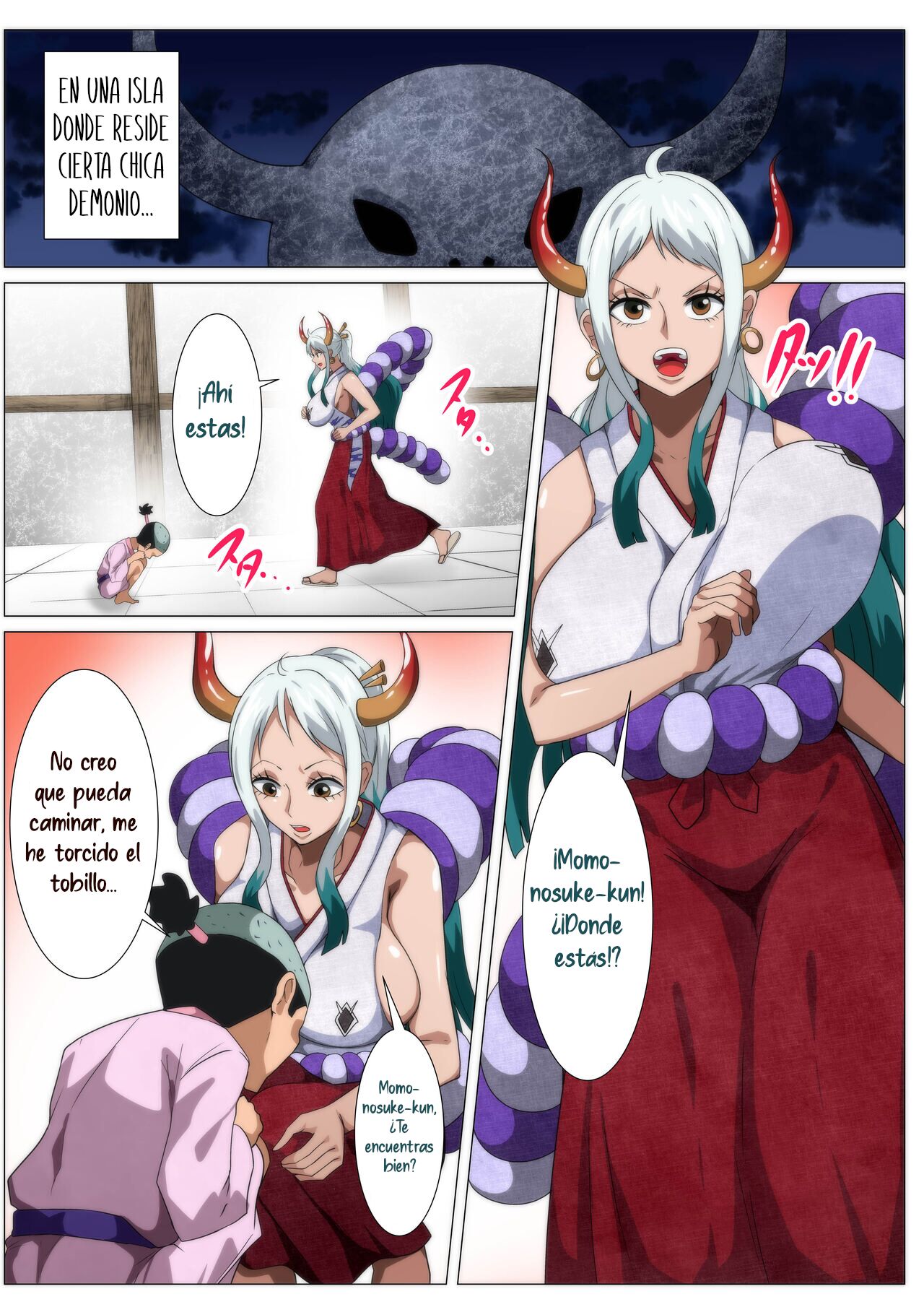 Bakunyuu Oni Musume no Hatsu Ecchi page 2 full