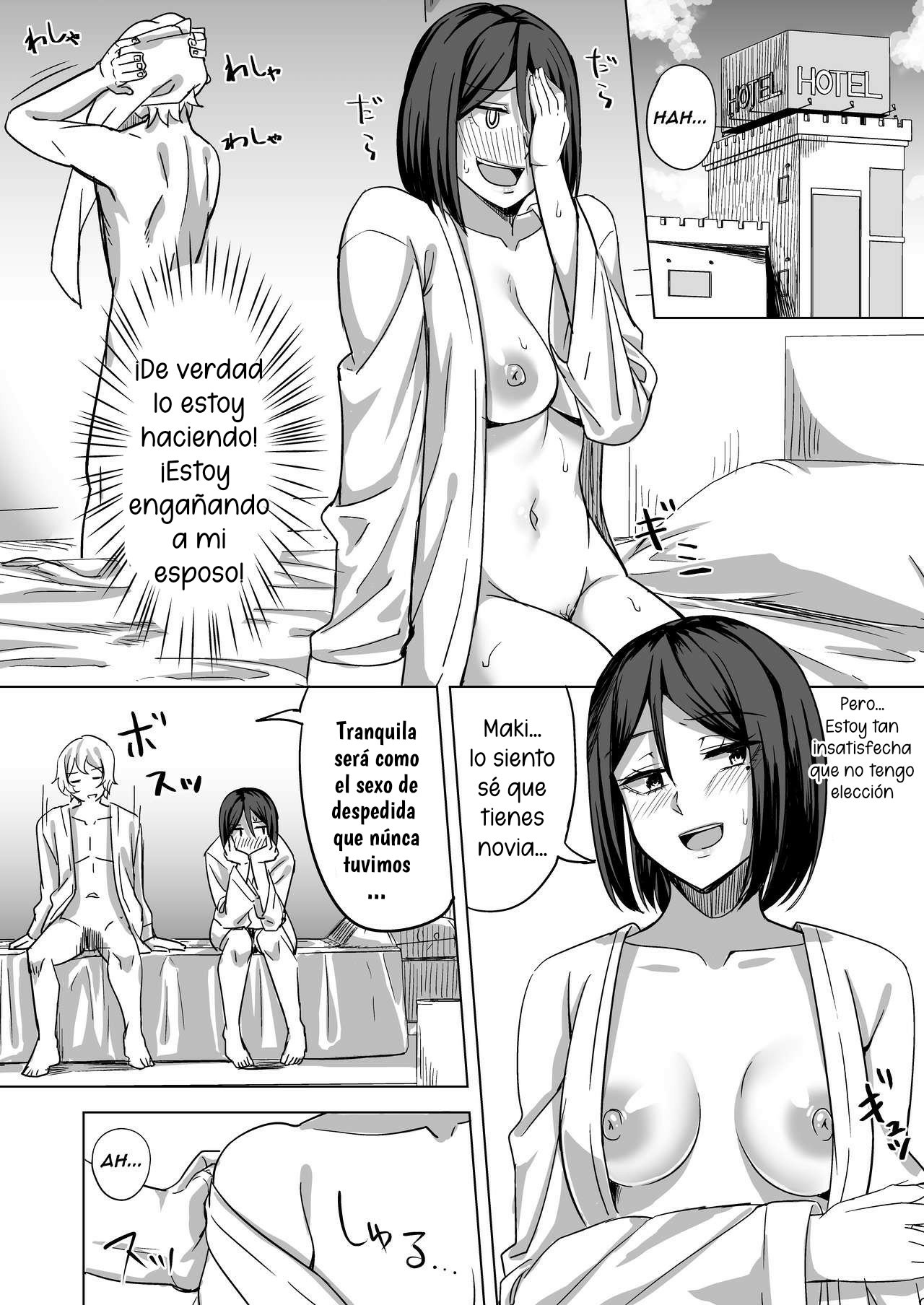 Inran Hitozuma no Uwaki Nikki ''Mukashi no SeFri'' | Esposa insatisfecha 01 page 8 full