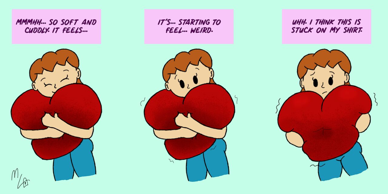 "Little Red Hearts" page 3 full