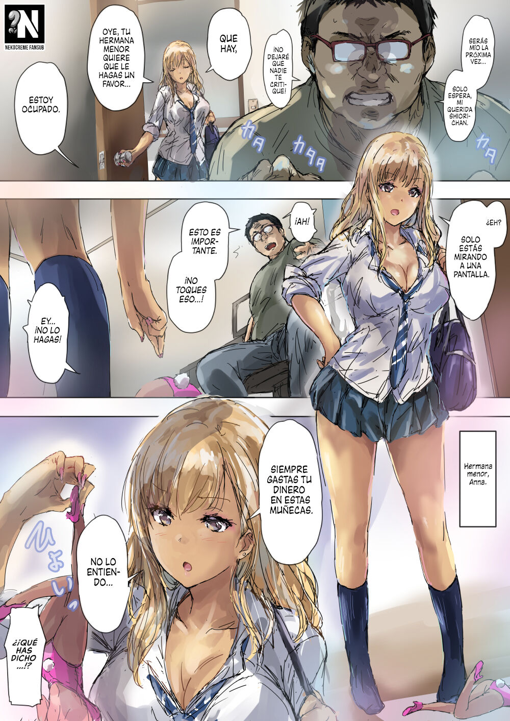 Namaiki Gyaru na Imouto wa Kimoota Anichin de Kousei Shimashita | Una Colegiala Gyaru quien fue Reformada por la Polla de su Hermano Otaku page 2 full