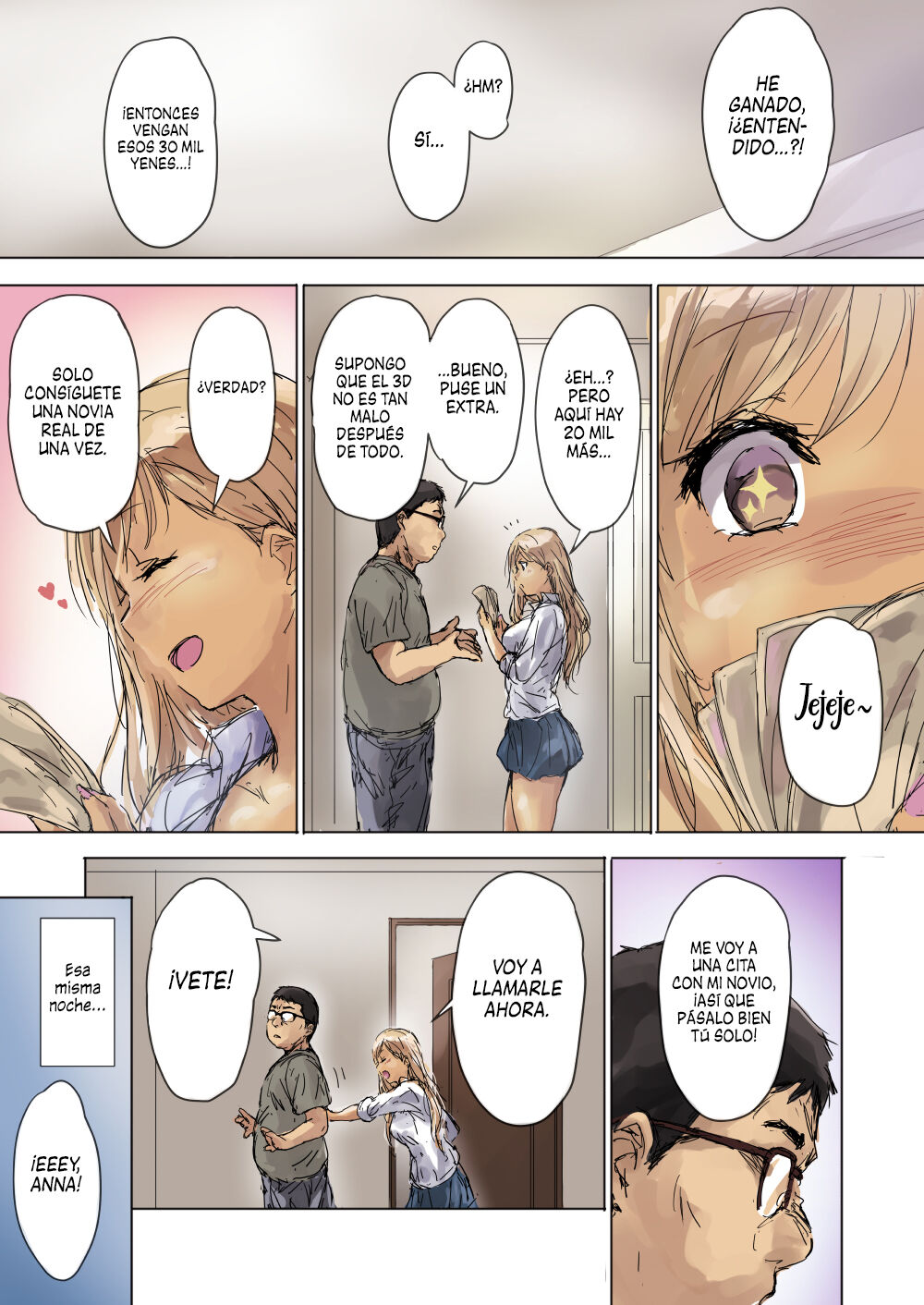 Namaiki Gyaru na Imouto wa Kimoota Anichin de Kousei Shimashita | Una Colegiala Gyaru quien fue Reformada por la Polla de su Hermano Otaku page 8 full