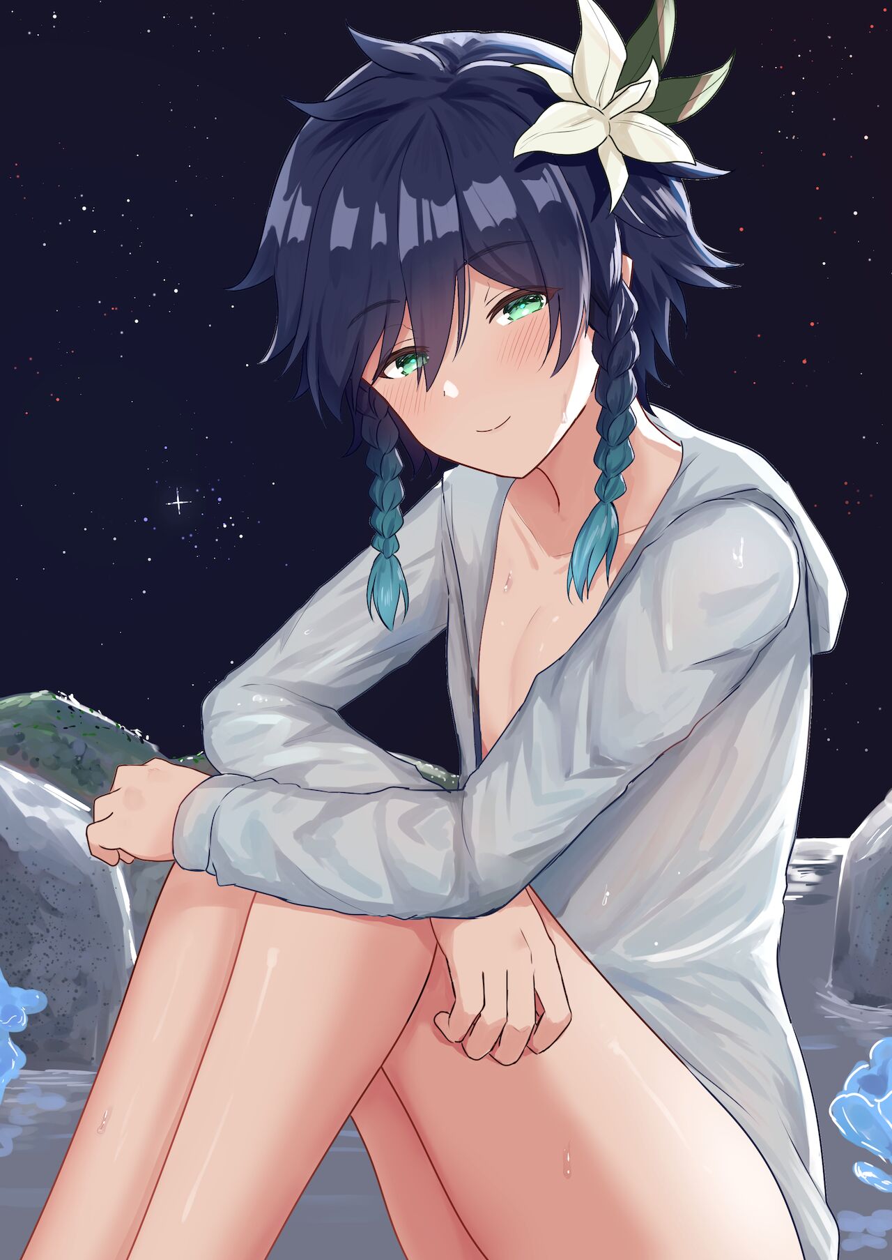 Hamabe de Tsuzuru Uta | Writing Poetry on the Beach page 1 full