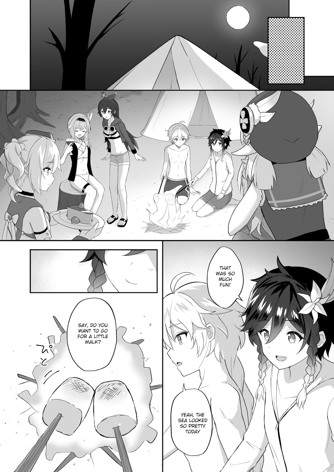 Hamabe de Tsuzuru Uta | Writing Poetry on the Beach page 5 full