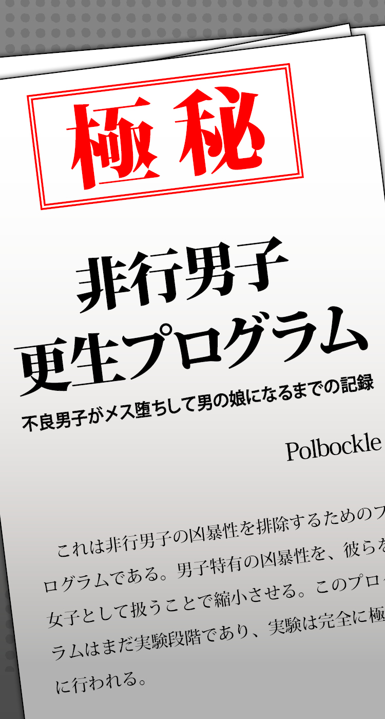 『極秘』非行男子更生プログラム―不良男子がメス堕ちして男の娘になるまでの記録 page 2 full
