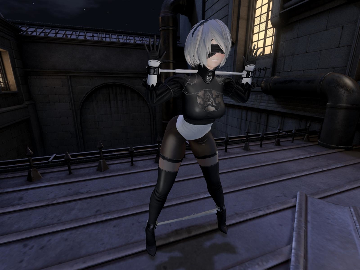 NieR:Automata totally enclosed bondage part A page 8 full