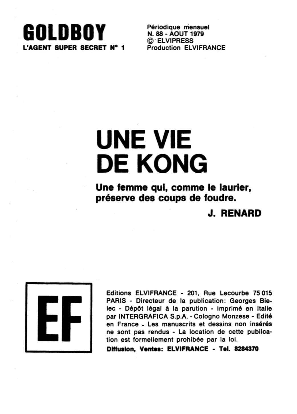 Goldboy N°88 - Une vie de Kong page 3 full
