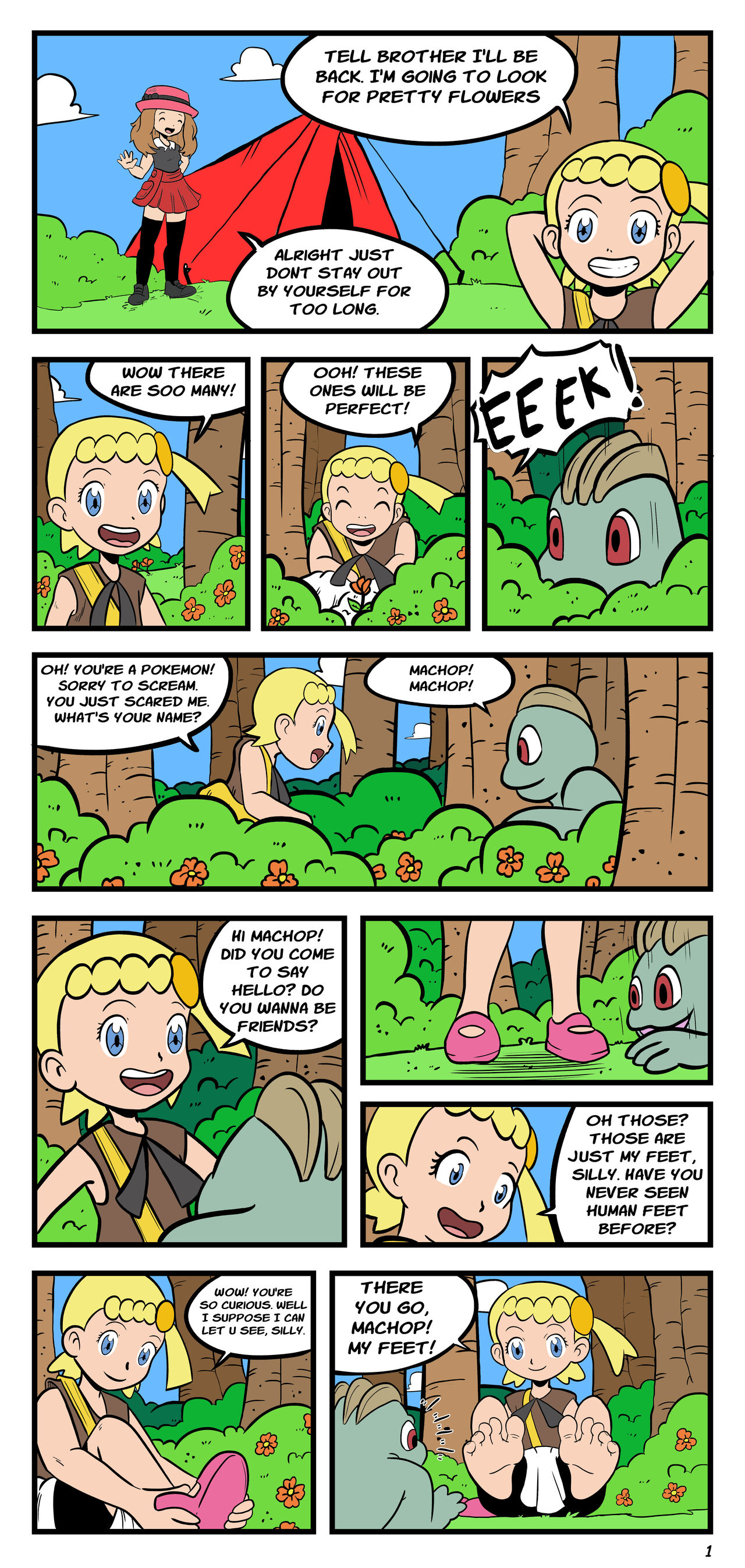Bonnie and Machop page 1 full