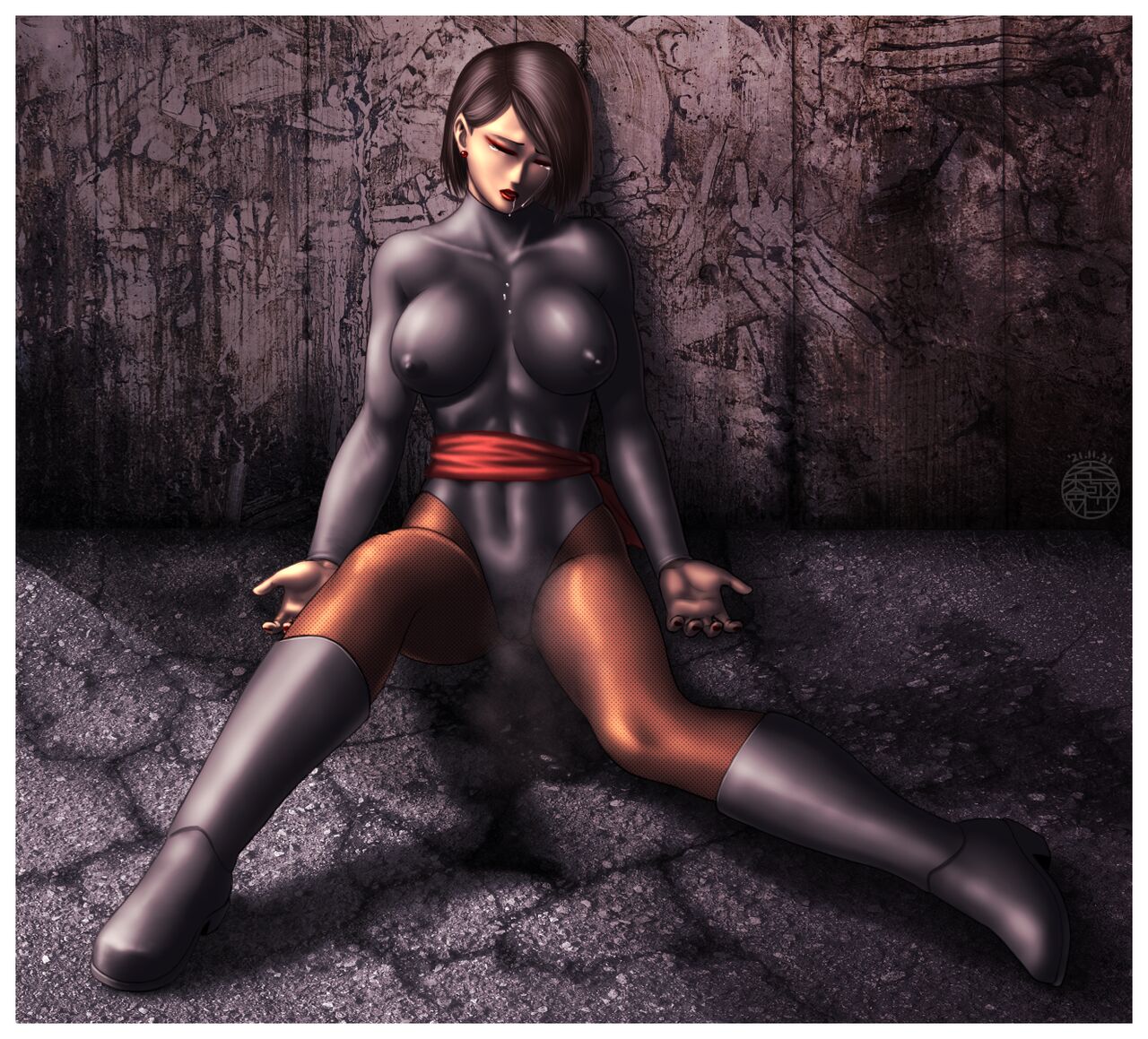 Female Shocker Combatant page 8 full