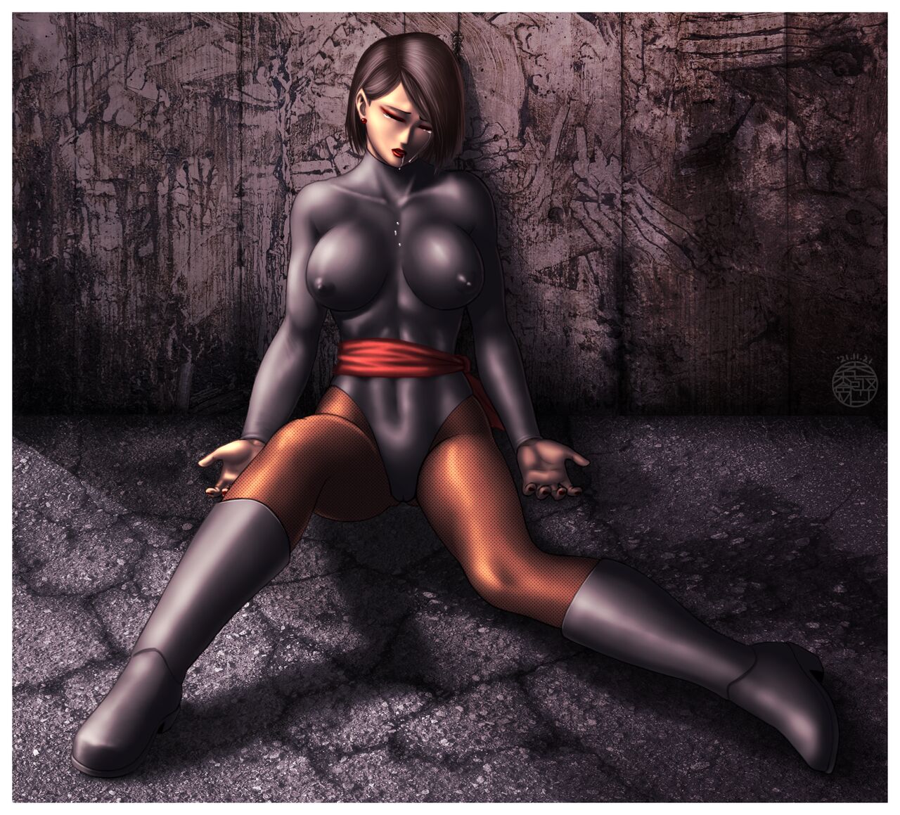 Female Shocker Combatant page 9 full