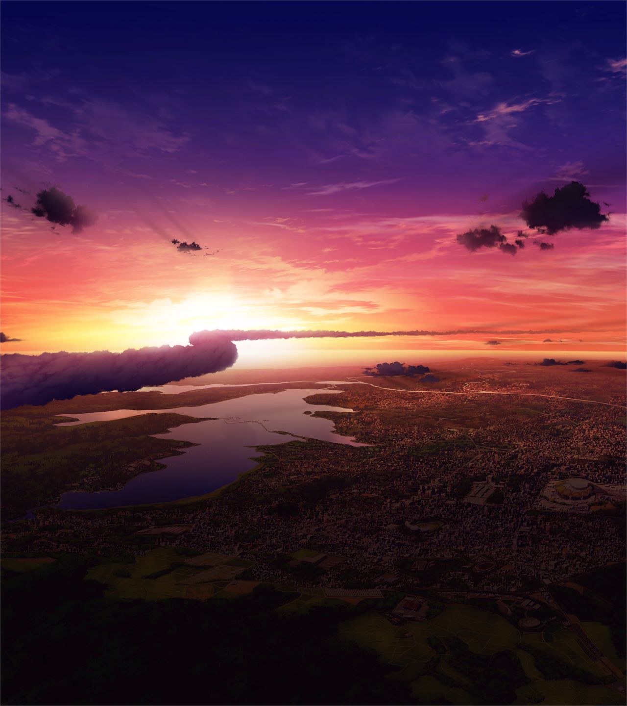 If My Heart Had Wings / Kono Oozora ni, Tsubasa o Hirogete - Backgrounds page 5 full