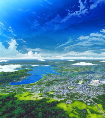 If My Heart Had Wings / Kono Oozora ni, Tsubasa o Hirogete - Backgrounds cover