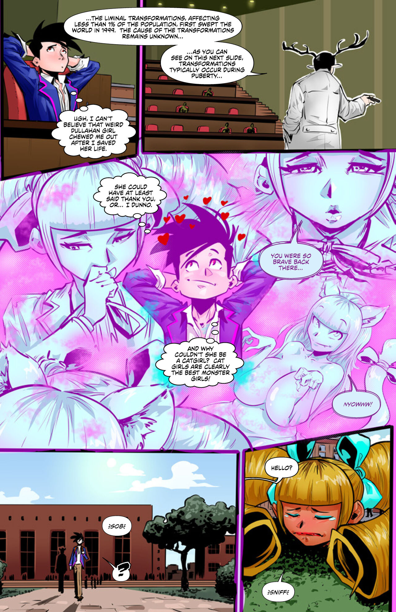 Monster Girl Academy #01 page 9 full