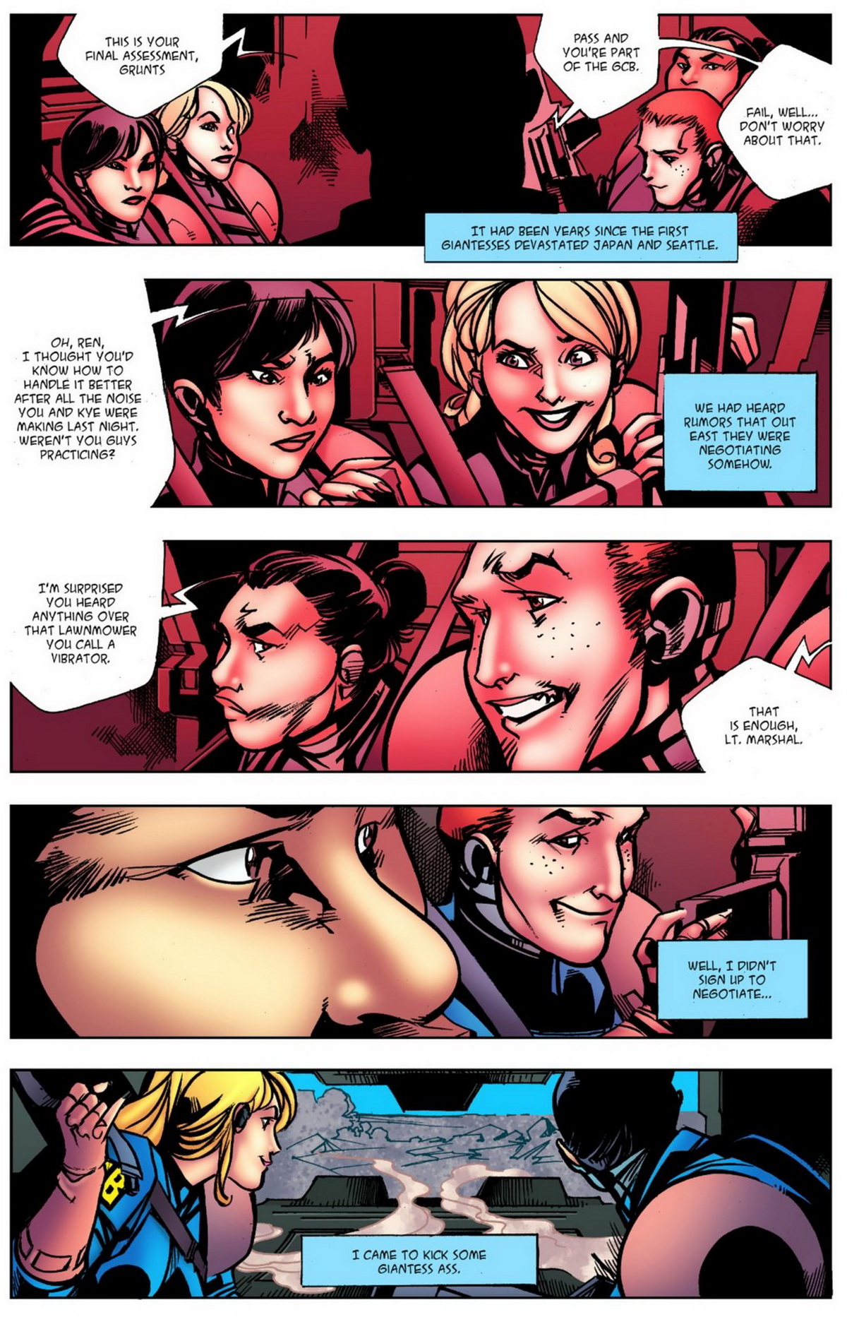 BotComics - Giantess Containment Bureau page 2 full