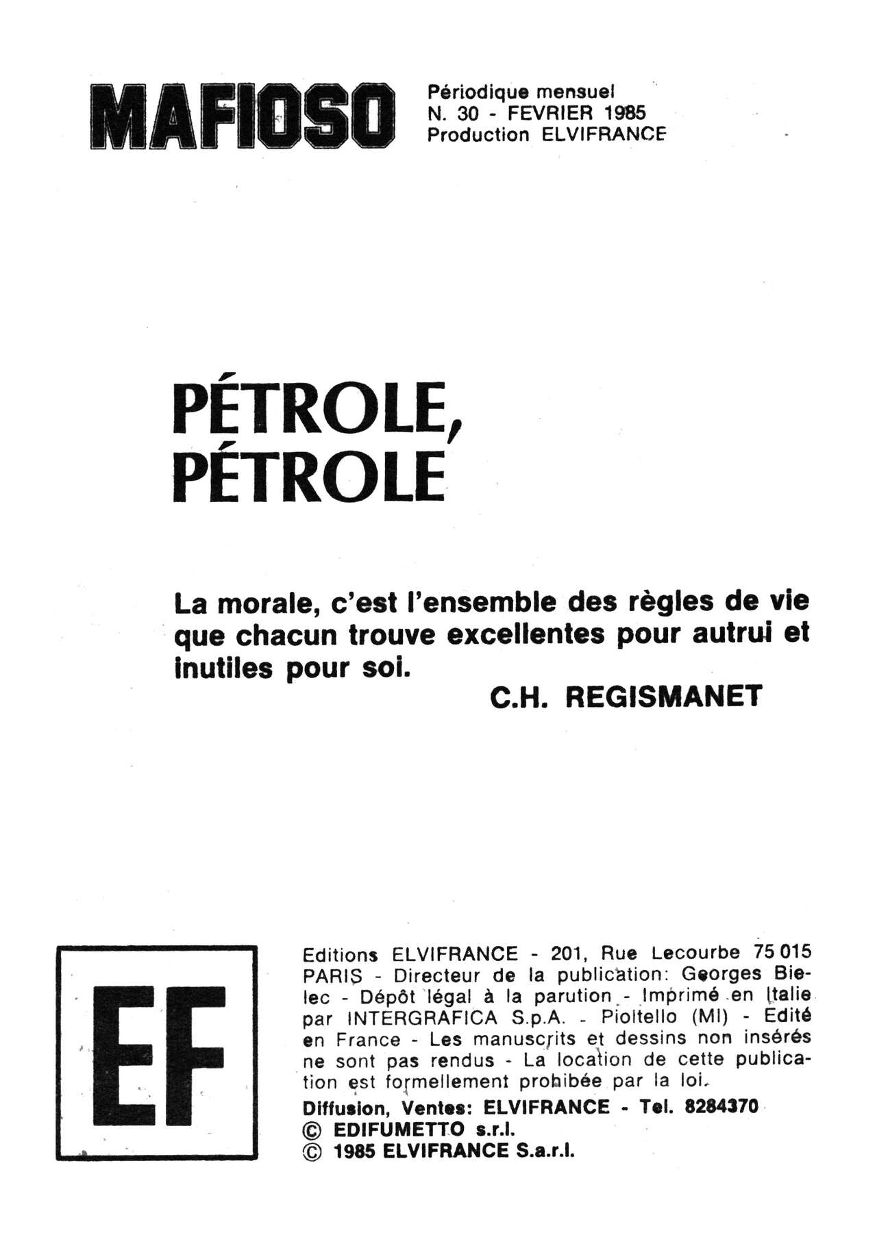 Mafioso 030 - Pétrole, pétrole page 3 full