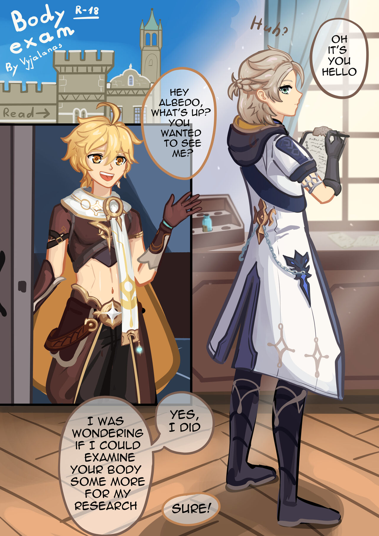 Albedo x Aether page 1 full