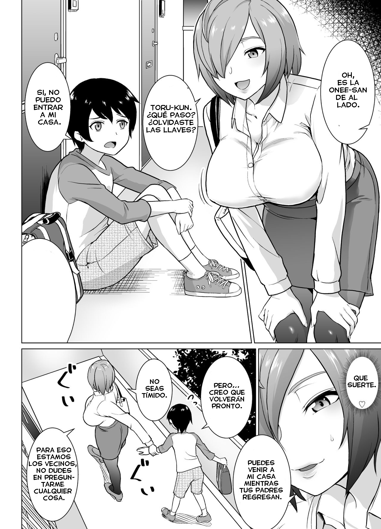 Con la onee-san de al lado page 3 full