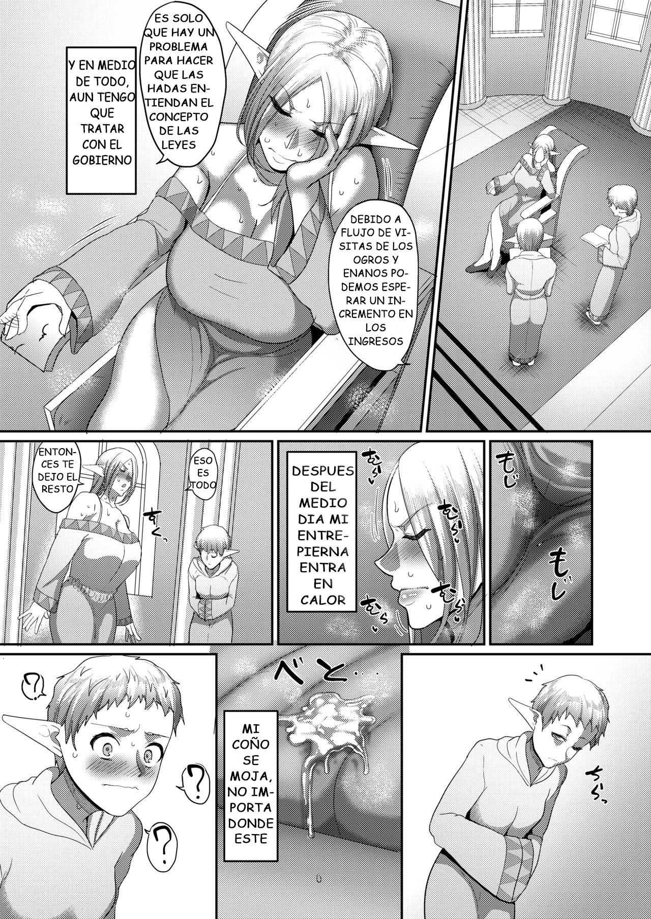 Takabisha Elf Kyousei Konin!! 4 | Force Married With A Haughty Elf! 4 page 5 full