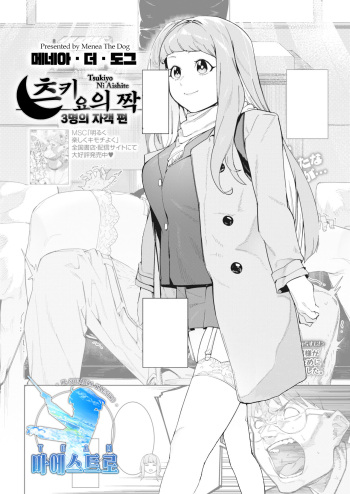 Tsukiyo ni Aishite 3-nin no Shikaku Hen | 츠키요의 짝 ~ 3명의 자객 편 ~ cover