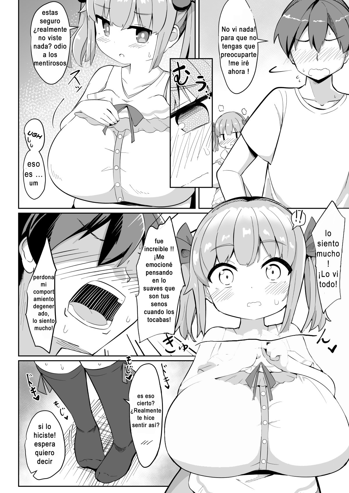 Hisashiburi ni Atta Imouto no Musume ga Kyonyuu de Osumashiya-san ni Nattemashita. page 9 full