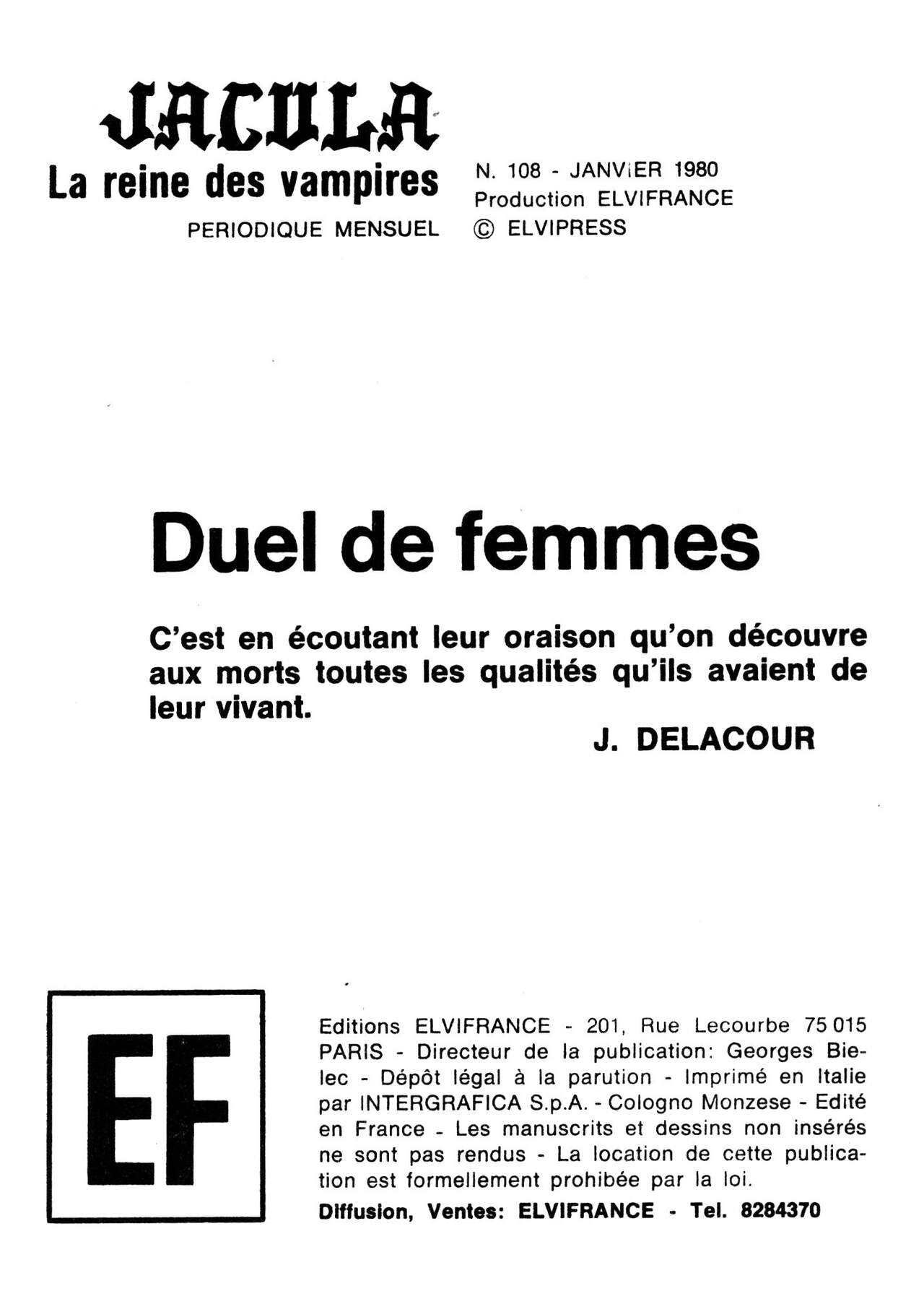 Jacula 108 - Duel de femmes page 3 full