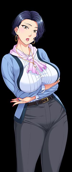 Tsuma no Haha -Gouman Onna Shachou to Doukyo no Hibiv- Motomiya Kinue character CG page 7 full