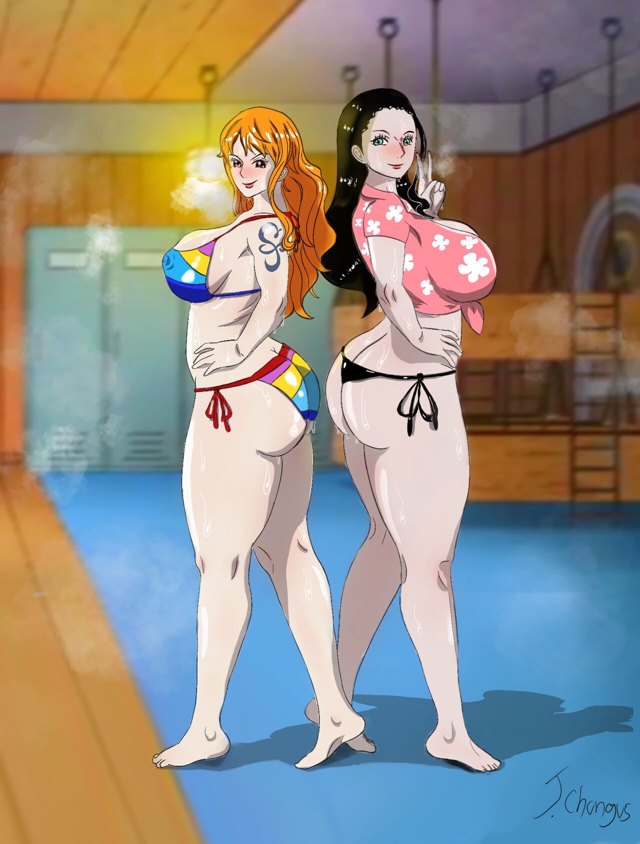 Nami and Robin page 8 full