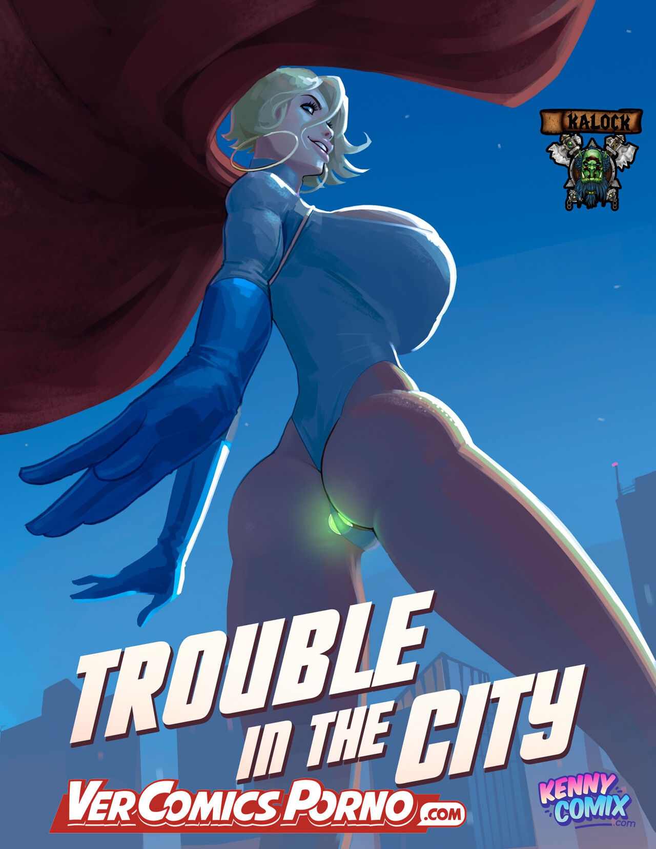 Power Girl Trouble in the City   -  -  - Complete page 1 full
