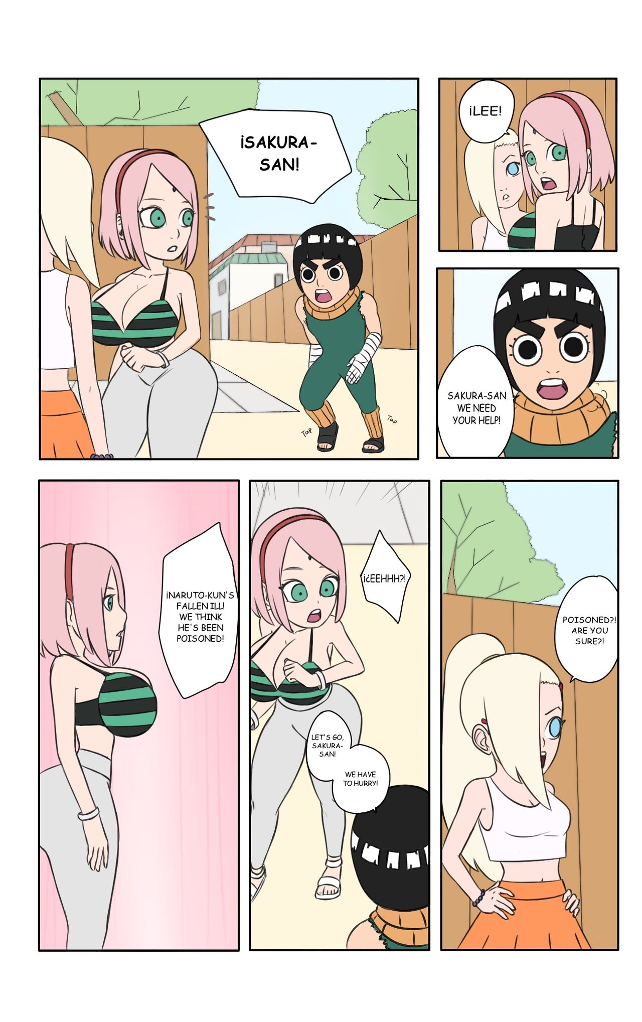 Hot days in Konoha page 4 full