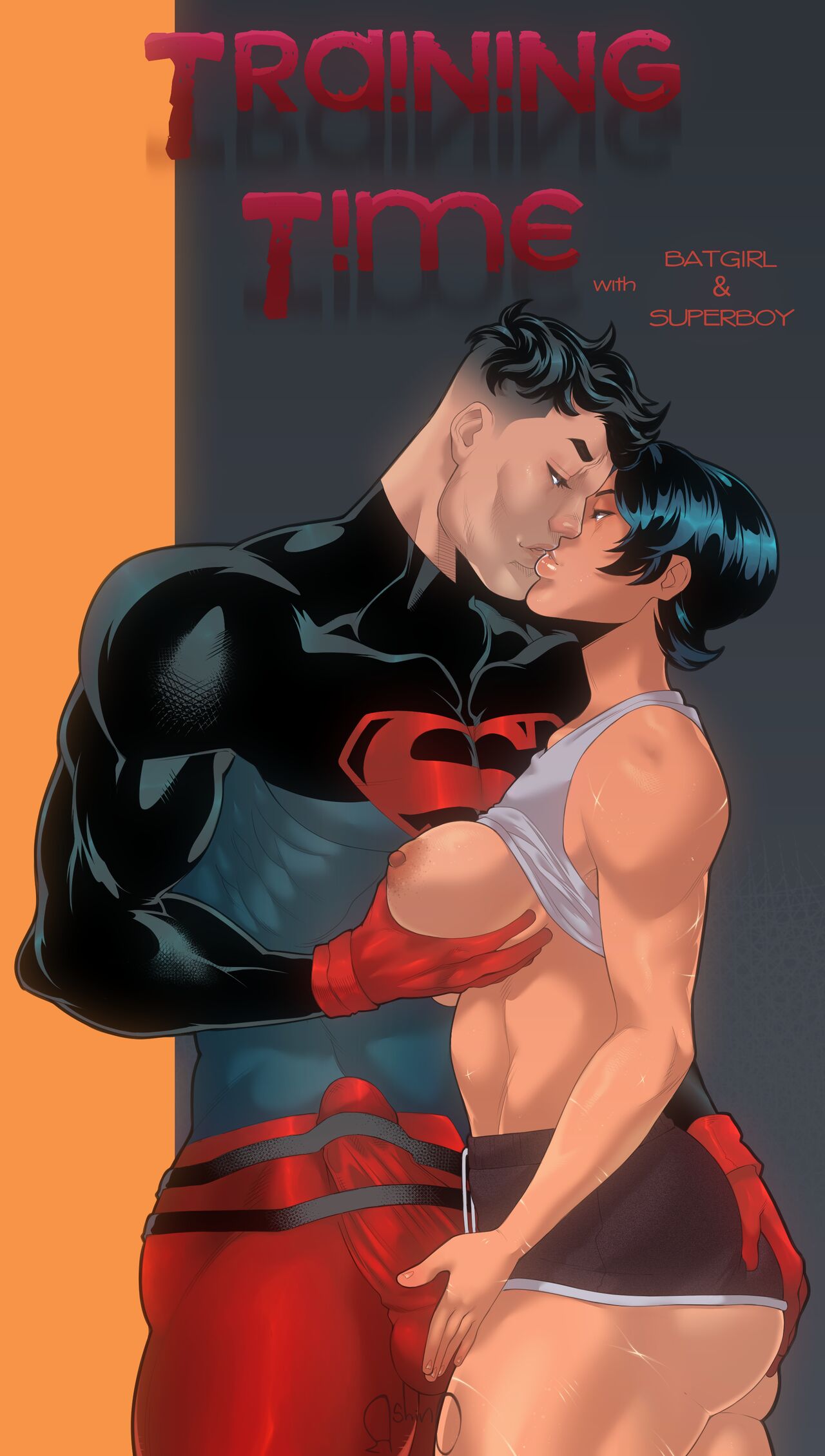 Batgirl &amp; Superboy page 1 full