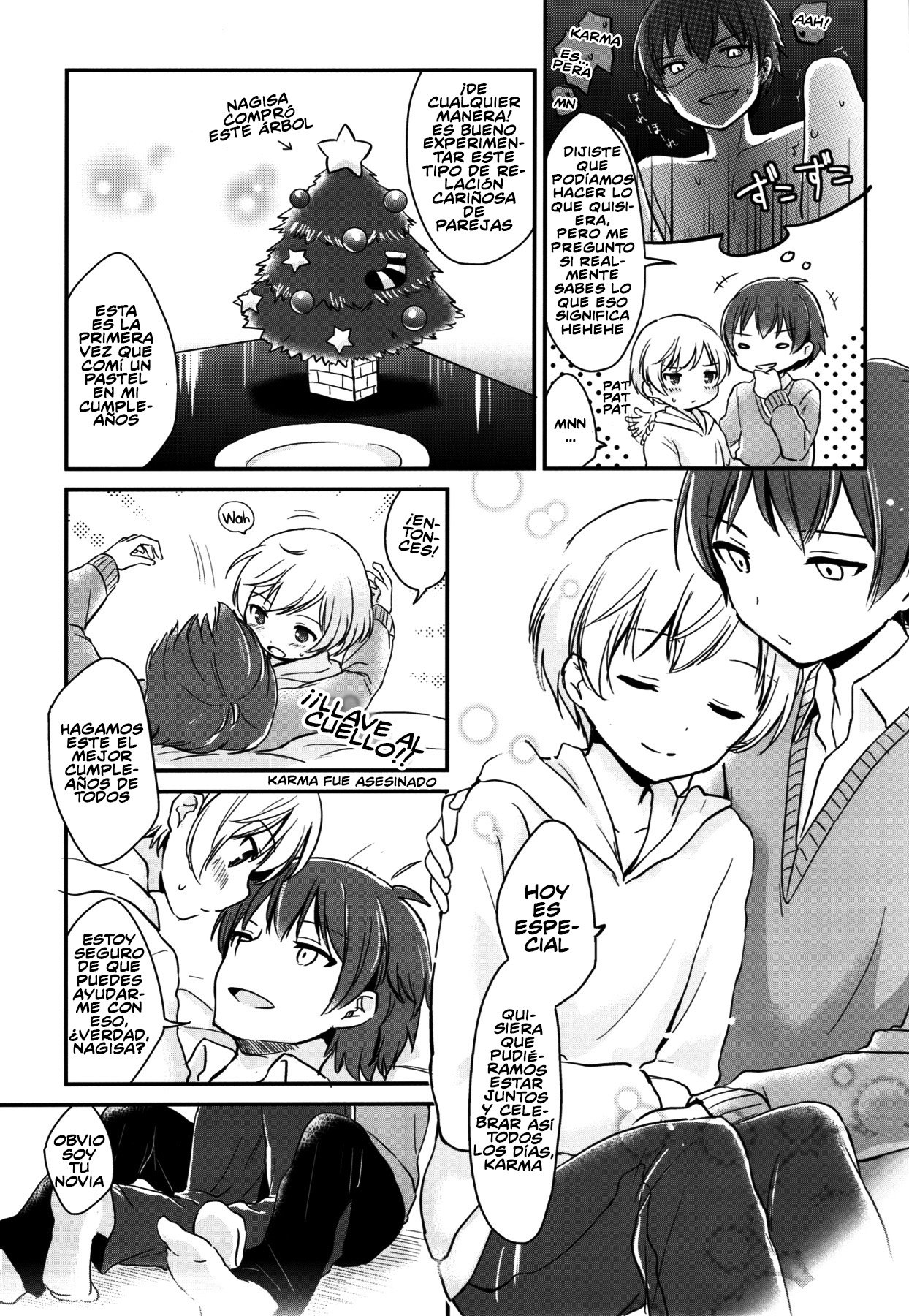 Happy Merry Christmas Birthday page 4 full