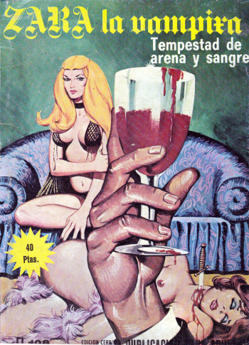 Zara la Vampira 020 - Tempestad de arena y sangre cover