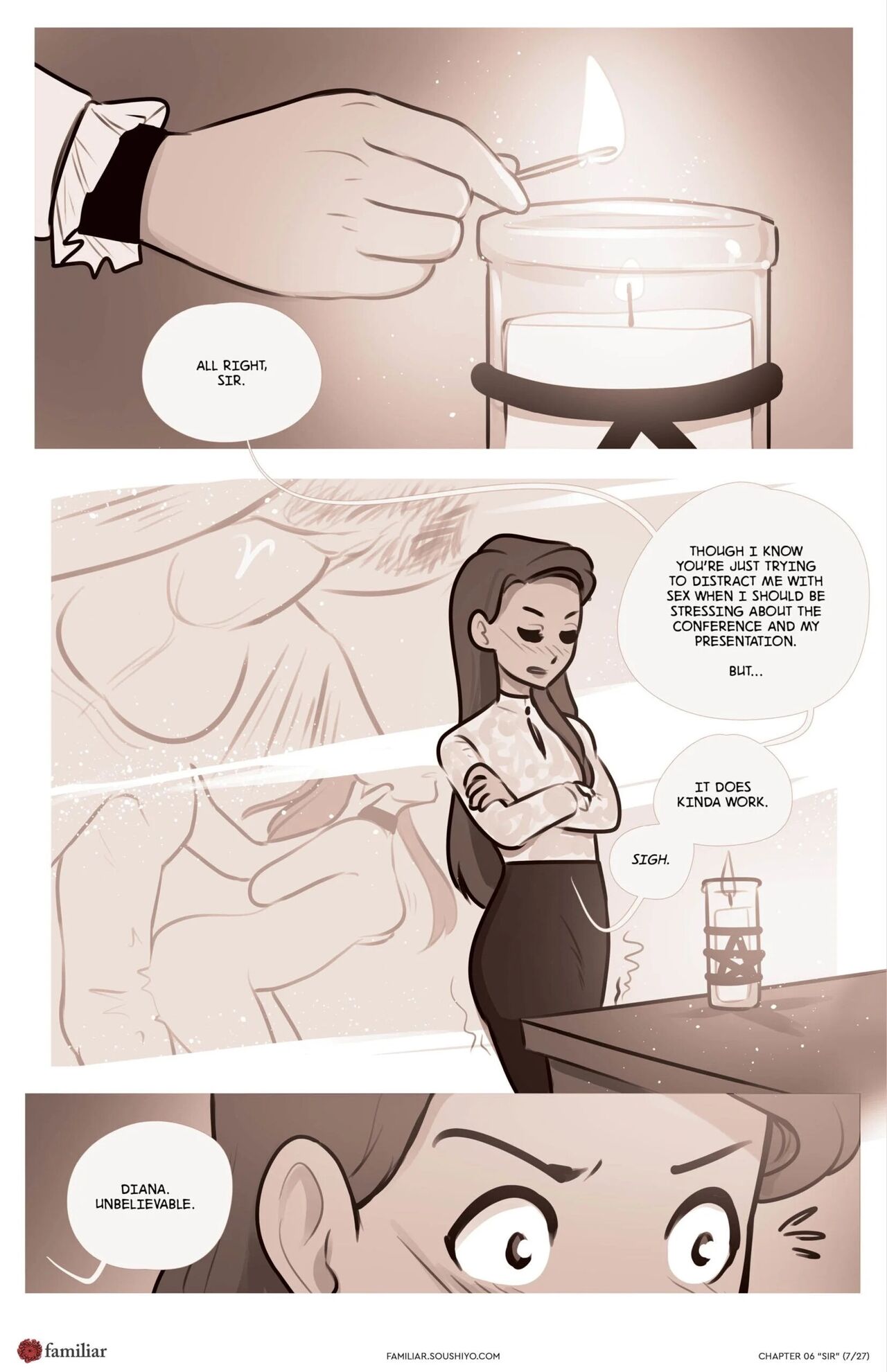 Familiar  - Act 1 - Chapter 06 - Sir - english page 8 full