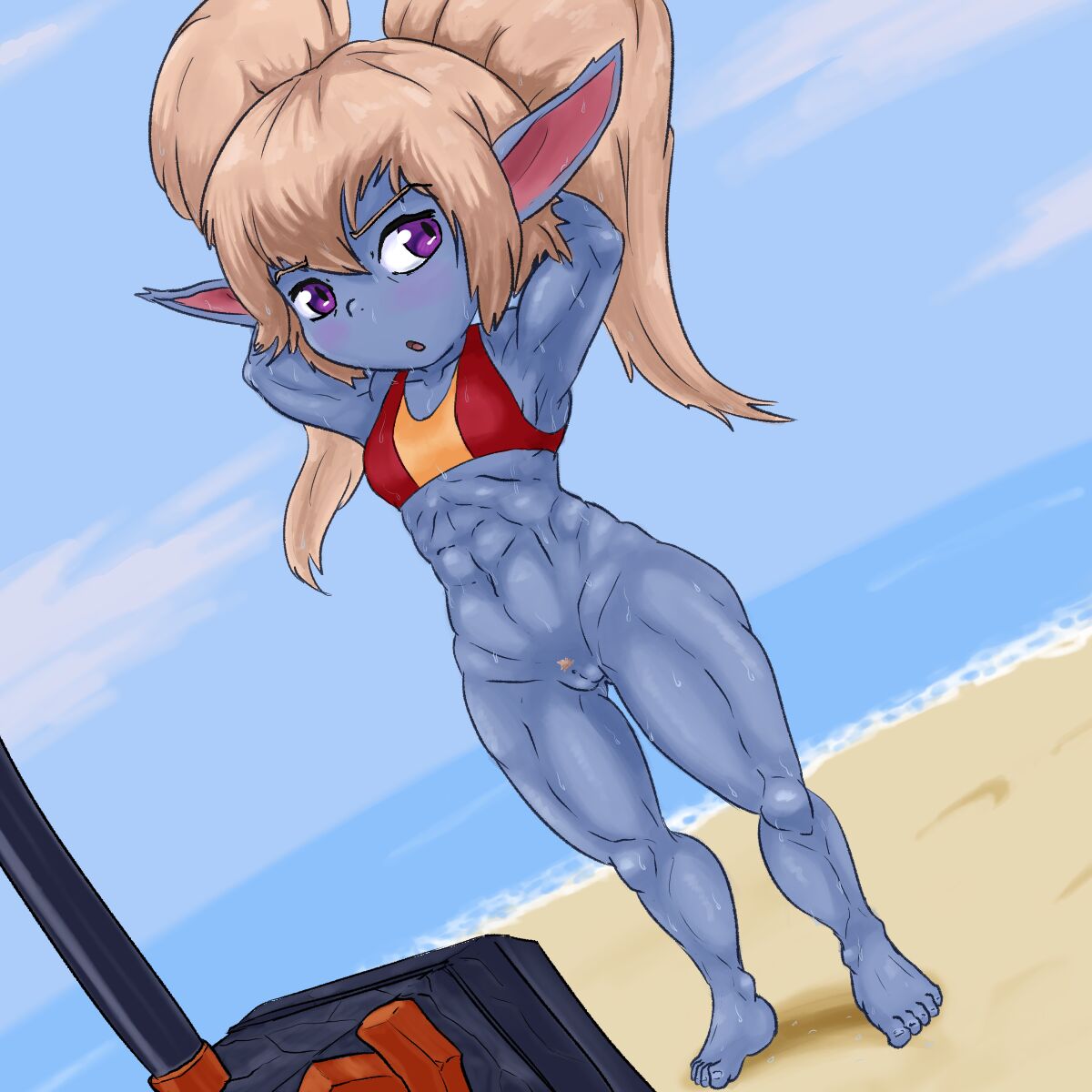 Poppy on the Beach page 8 full