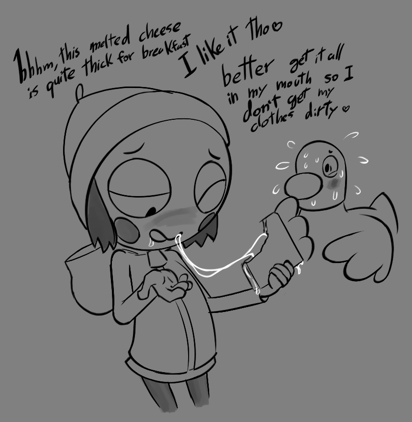 Sarah and Duck Greyscale Set page 4 full