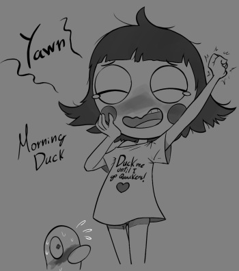 Sarah and Duck Greyscale Set cover