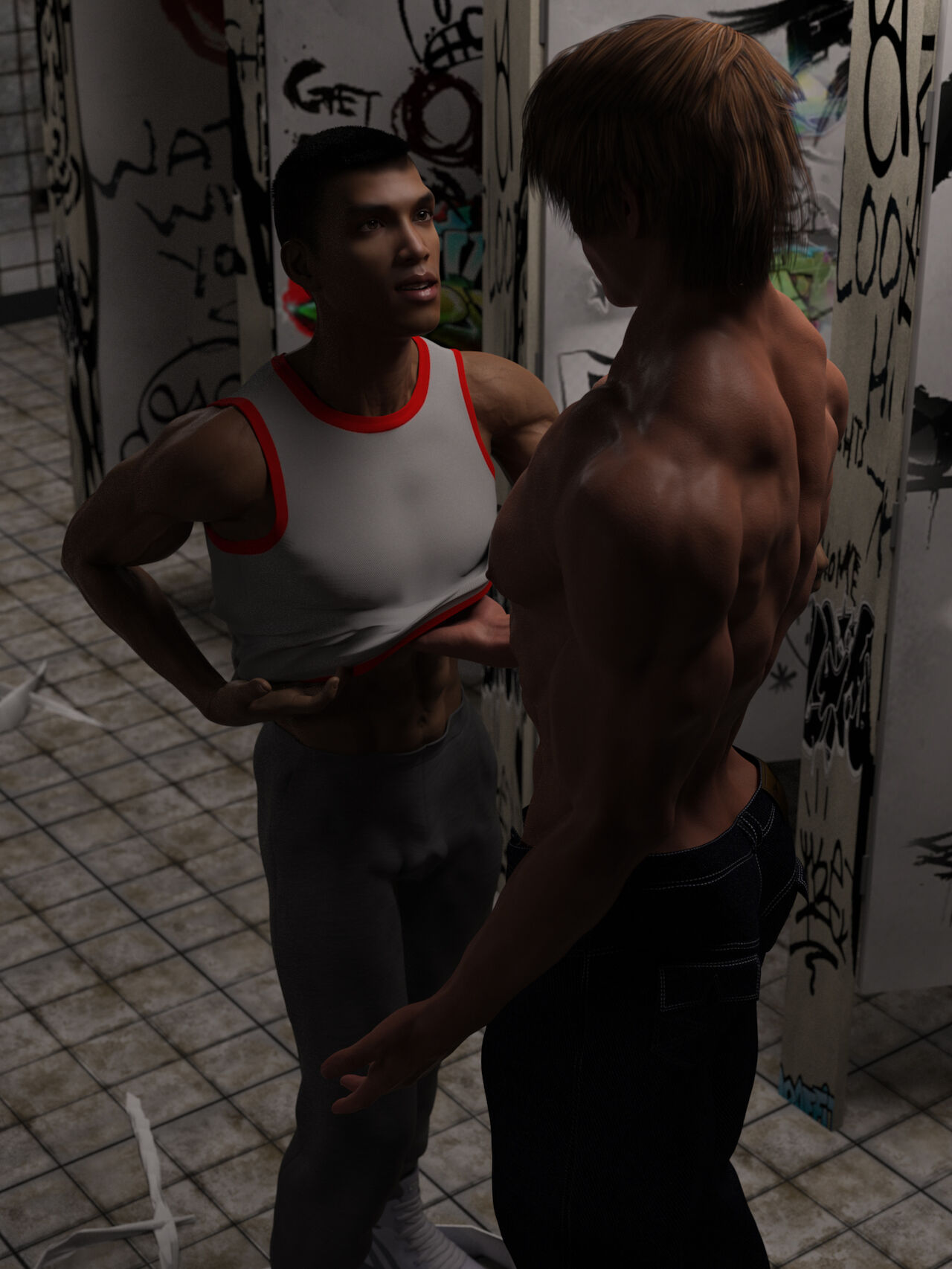 Bathroom Encounter page 8 full
