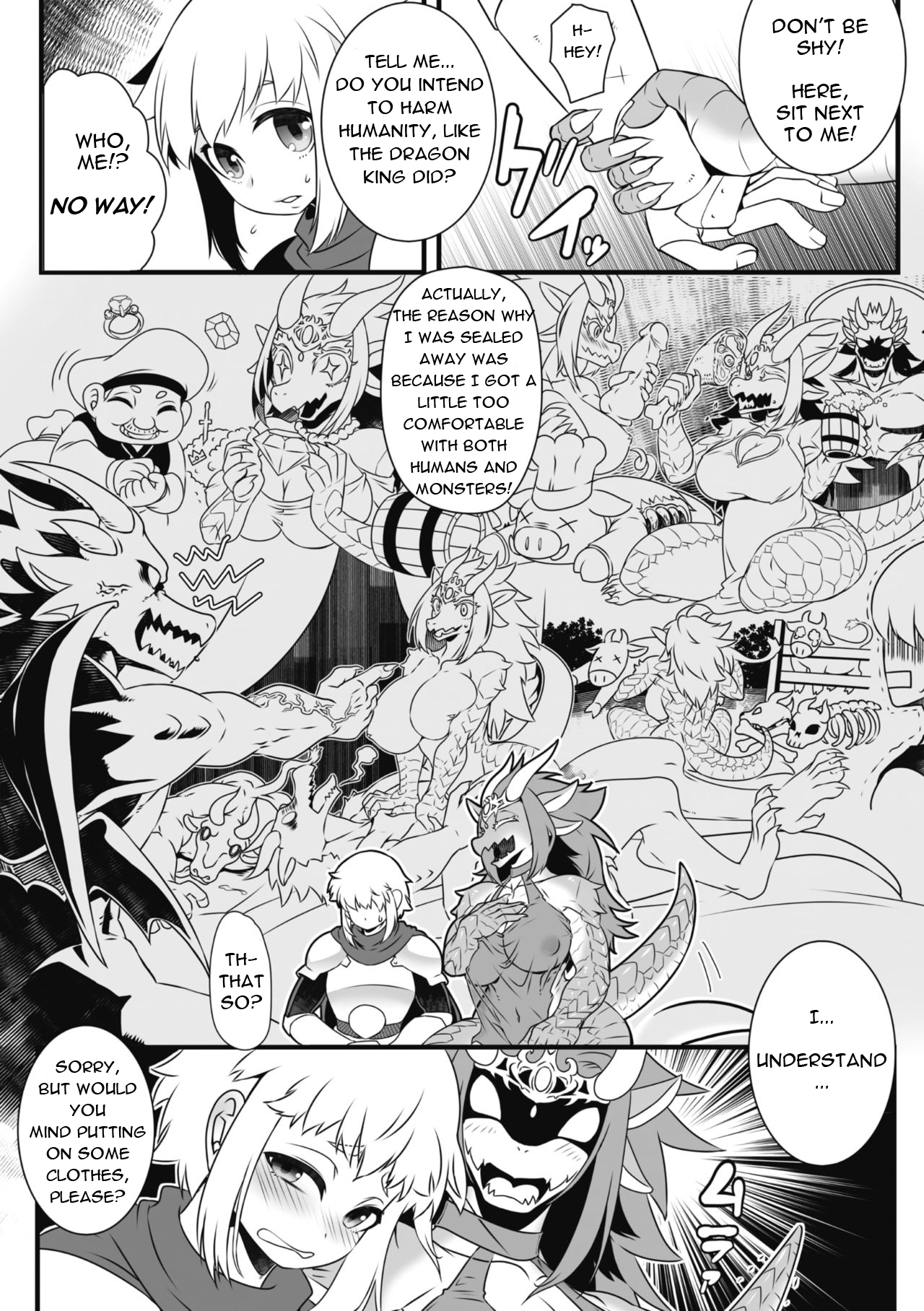 I defeated the Dragon King, and got a princess page 6 full