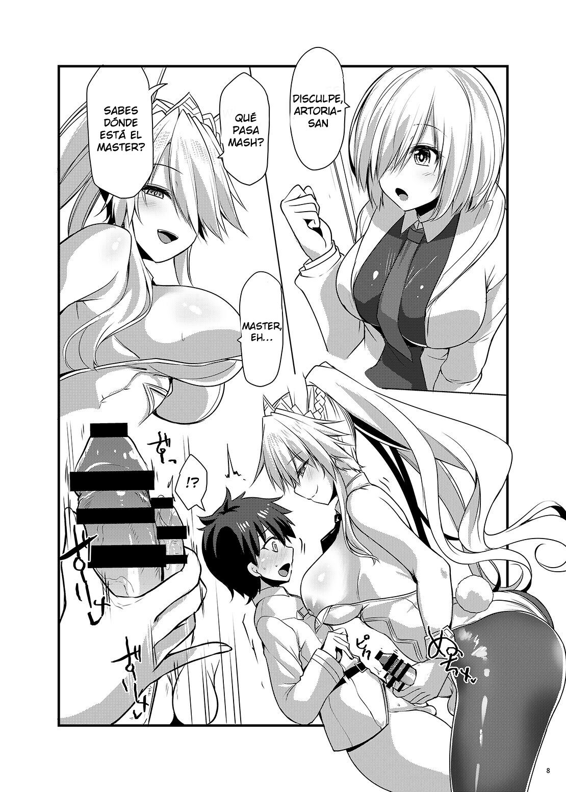 Futanari Bunny-Ue to page 8 full