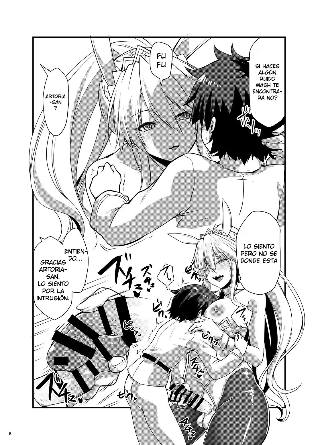 Futanari Bunny-Ue to page 9 full