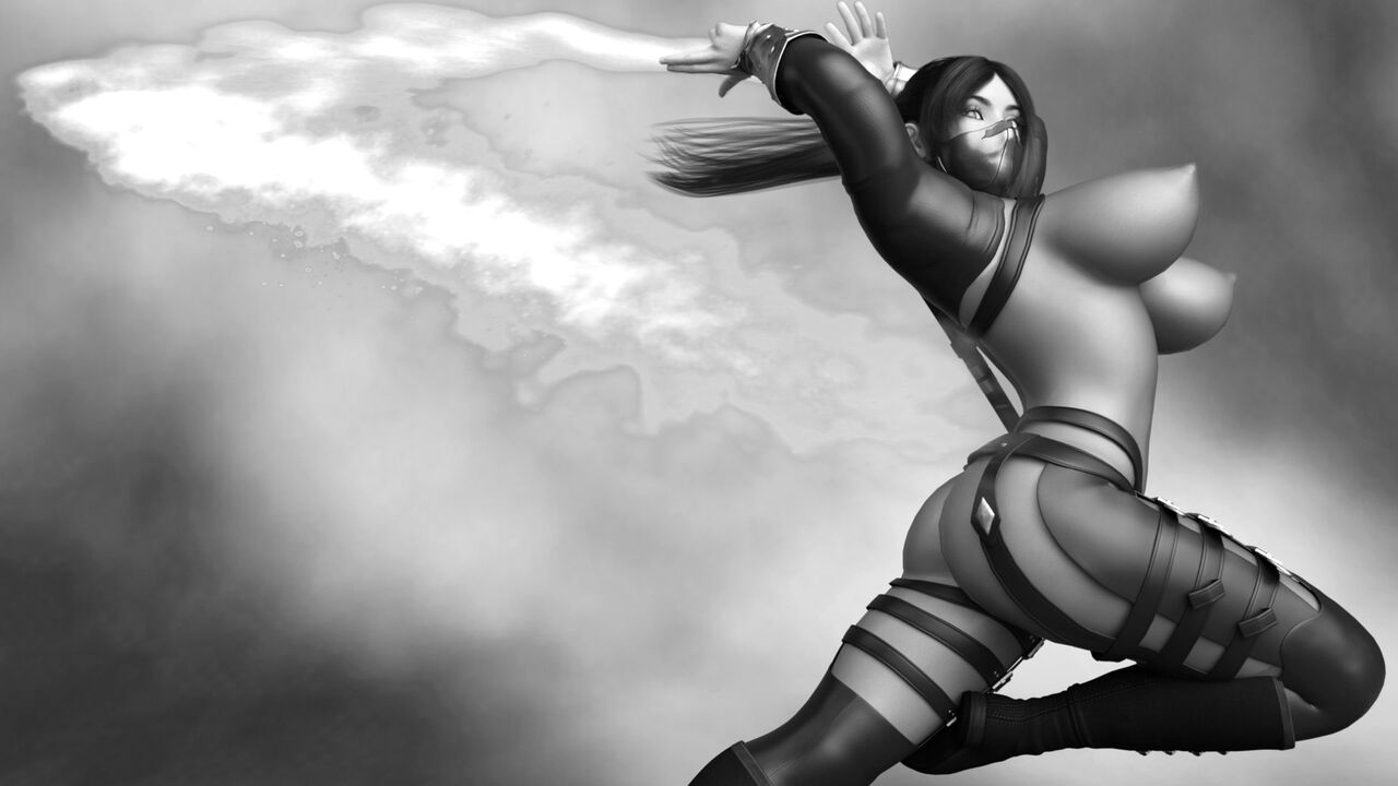 The Flame Ninja - Fuuma Ninja vs Zombies! Total Tentacle Pleasure page 2 full