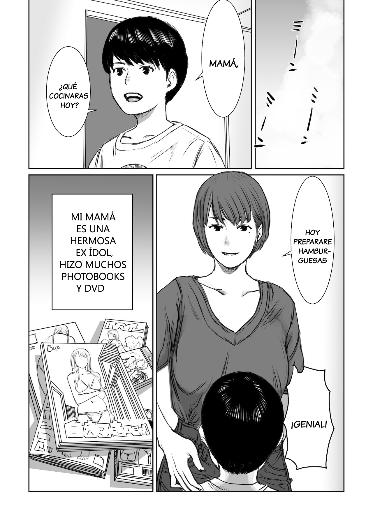 Mama wa Moto GraDol Boku wa Gaman Dekinai page 2 full